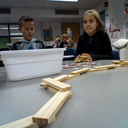 Students with Blocks